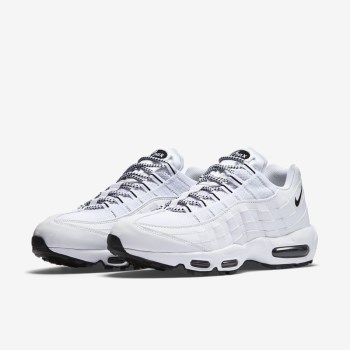 Nike Air Max 95 - Férfi Utcai Cipő - Fehér/Fekete/Fekete